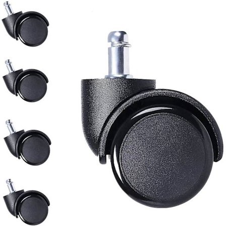 10mm Stem Drejelige Hjul Gummi Hjul Til Stolskift