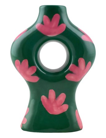 Que Rico Lysestage - Pilar - Flower Fantasía - Green - 19 CM