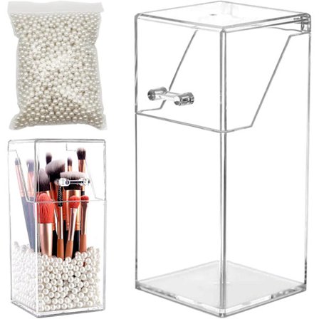 Børsteorganisator, akryl opbevaringsboks makeup børsteholder makeup Br