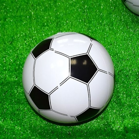 Paket med 6 uppblåsbara badbollar, uppblåsbara bollar fotbollar för-FD-