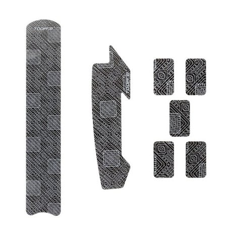 1SETt sykkelramme-klistremerke Kjedebeskyttelsesdekaler 4 4