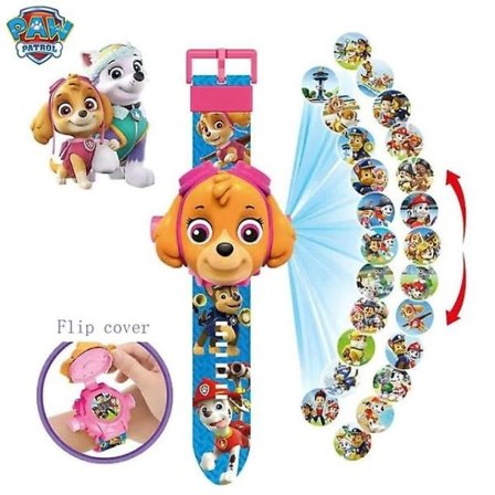 Paw Patrol Projeksjons Digital Klokke 24 Stiler Projeksjonsklokke A-9015 A-9015-tfrf