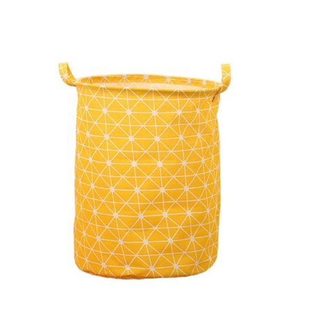Skittentøyskurv Rett Oppbevaringspose GULE RETTER GUL RETTER