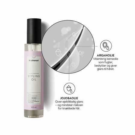 HH Simonsen Styling Oil 100 ml, Hår, Hårstyling, Glans