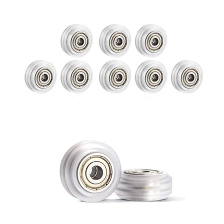 10stk 3D Printer POM Remskive Hjul Seng Hjul Ruller