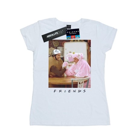 Friends Dam/Kvinnor Ross Och Chandler Arm Wrestling Bomull T-