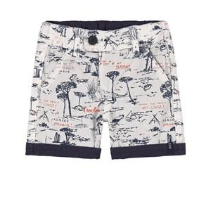 Kids - IKKS White Reversible Shorts 3 years - Shorts - 3 years - Blue - Junge