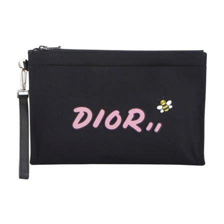 Dior Vintage Pre-owned Clutches svart, Dam Vintage Väskor, Dam, Storlek: ONE SIZE