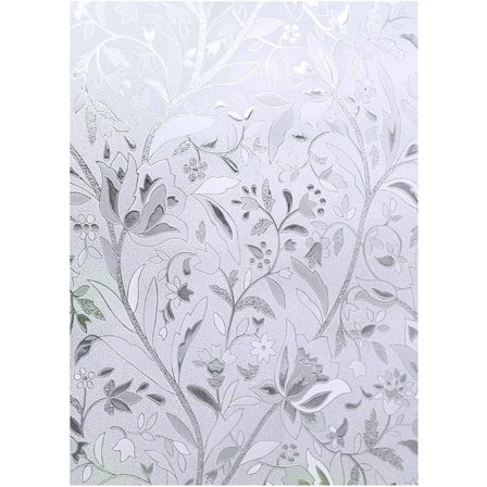 Statisk frostet vindusfilm, ugjennomsiktige dekorative klistremerker for glass, St