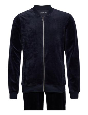 Leisure Suit Pyjama Tummansiniset Schiesser