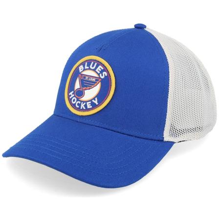 American Needle - NHL Sininen trucker Lippis - St. Louis Blues Valin Ivory/Royal Trucker @ Hatstore