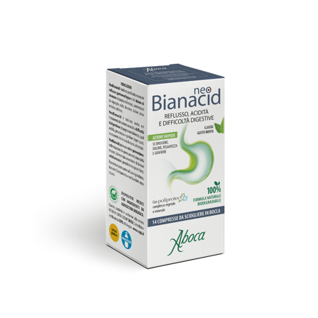 Aboca Neobianacid Benessere Digestivo 14 Compresse Masticabili