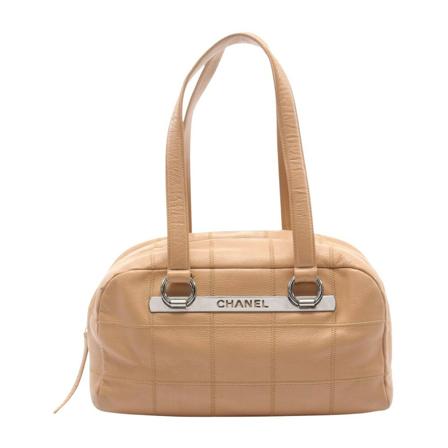 Chanel Vintage Pre-owned Shoulder Väska beige, Dam Vintage Väskor, Dam, Storlek: ONE SIZE