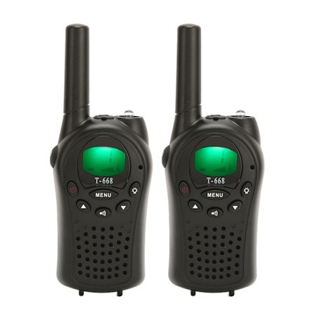 Barn Walkie Talkies 6 KM Räckvidd 22 Kanaler 2 Vägs Radioleksak med Ficklampa för 3 till 12 Års Barn
