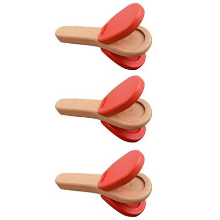 3 delar Kastanjetter Musikleksaker Rytm Kastanetter Barn Baby