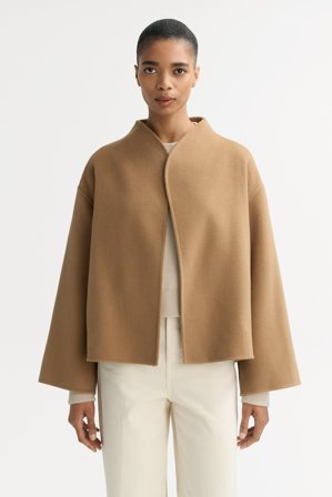 Soft Goat - Short jacket - Cashmere jacket - XS - Camel