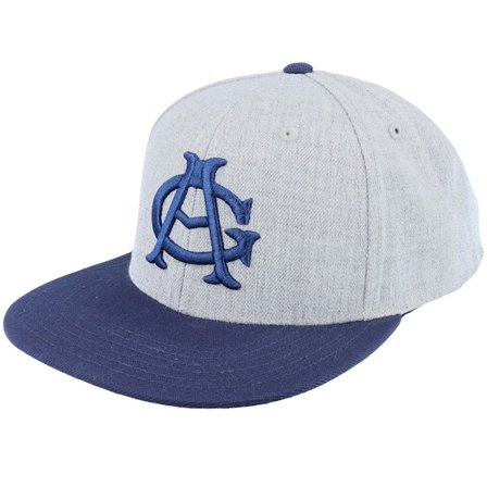 American Needle - Grigio snapback Cappellino - Chi American Giants Nl Archive Heather Gray/Navy Snapback @ Hatstore