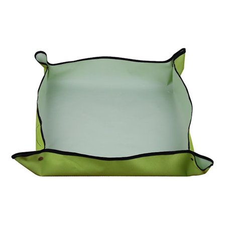 Trädgårdsmatta Växtbyte Bassäng Kruka Vattentät Blandningsjord Arbetsunderlägg Vikbar