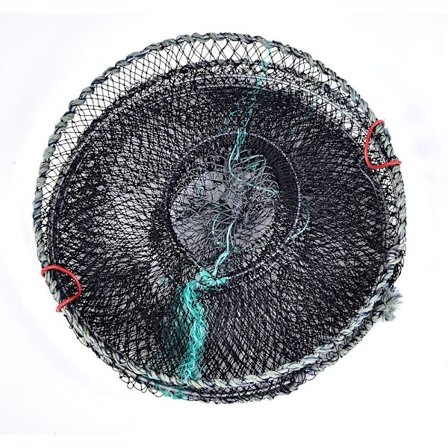 Sammenklappelig hummer krebs krabbe krebs rejer fisk fælde bur fiskenet (33cm)