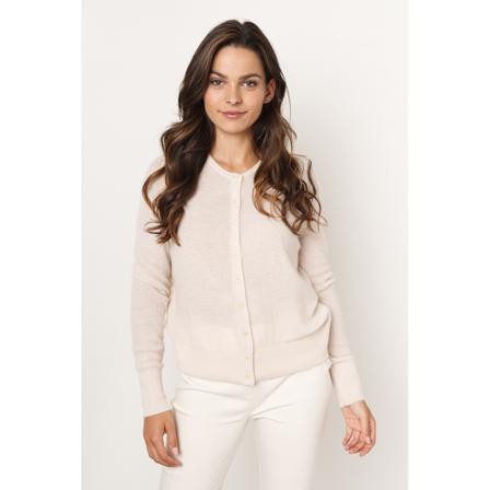 Filippa K, Filippa K Louise Knitted Cardigan 27543 9105 ecru Beige, Dames, Maat:S,Polyamide