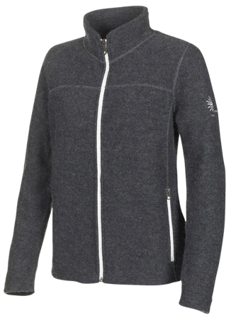 Ivanhoe of Sweden Ivanhoe Beata Full Zip naisten paita, Graphite Marl