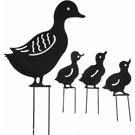 Ankka, ontto puutarhakoriste, ankanmuotoinen puutarhakoriste, minä