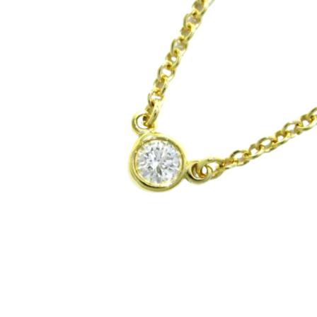 Tiffany & Co. Pre-owned Pre-owned Farvet Guld halskaeder Gul, Dame Vintage Smykker, Størrelse: ONE Size