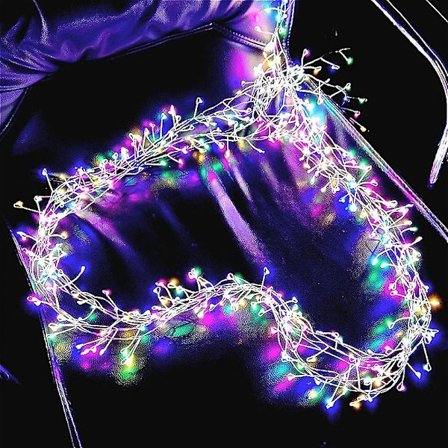 IP65 Vedenkestävä Led-valosarja 5m 200led Tähtilippu 8 Tilaa