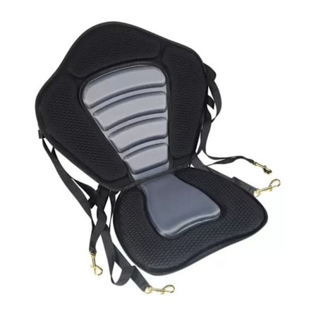 Justerbar kajaksæde, sid på toppen af kano, rygstøtte, støttepude