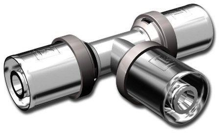 LK Systems PressPex 1872138 T-koppling 32 x 40 x 32 mm, Installation