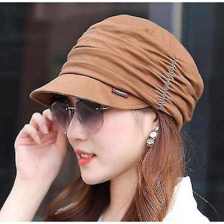 Modehatt med brätte och visir för damer, bäst för dagligt bruk