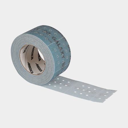 Schleifpapier für Schwingschleifer Mirka Galaxy, 70 x 70 mm Multi Grip P-Rll (perforierte Rolle), P320, 146er-Pack - Boot