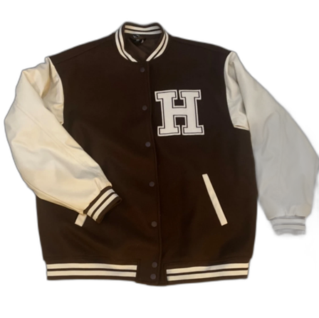 Baseball jacka- brun/beige