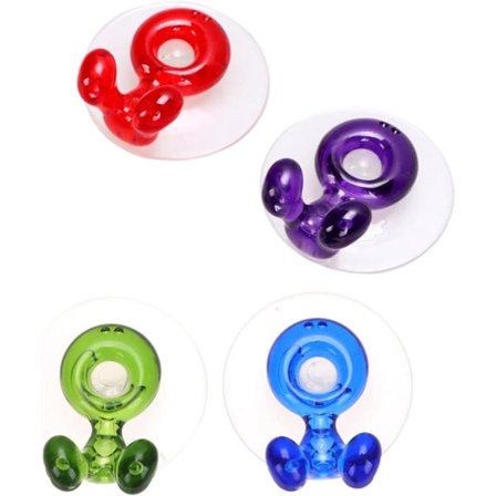 Tannbørsteholder med sugekopp for tannbørsteholder, håndklekrok, veggkrok med sugekopp, gjenbrukbar, borefri pluggkrok, ekstra sterk, hjem