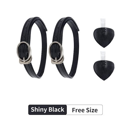 2 paria naisten irrotettavia PU-nahkaisia kenkähihnoja, nauhoja, Lady