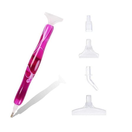 Penn for diamantmaling med 6 tilbehør - Diamantmaling