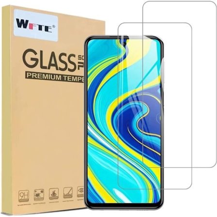 Beskyttelsesfilm - HONGWE - Xiaomi Redmi Note 9 Pro - hærdet glas 9H - ridseresistent - HD Ultra Transparent