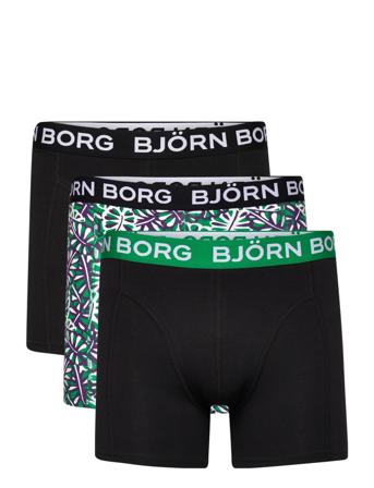 Cotton Stretch Boxer 3P Black Björn Borg