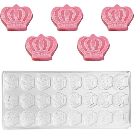 Transparent chokoladeform, klar plast slikform, til Maki