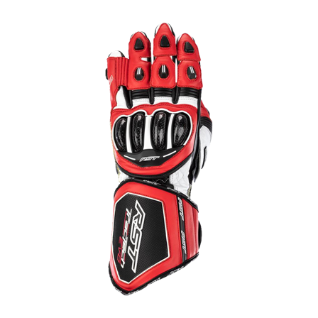 Motorradhandschuhe RST Tractech EVO 4 Rot/Weiß/Schwarz XL