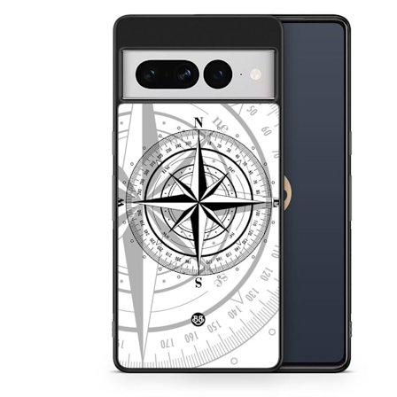 Bjornberry Skal Google Pixel 7 Pro - Kompass Vit