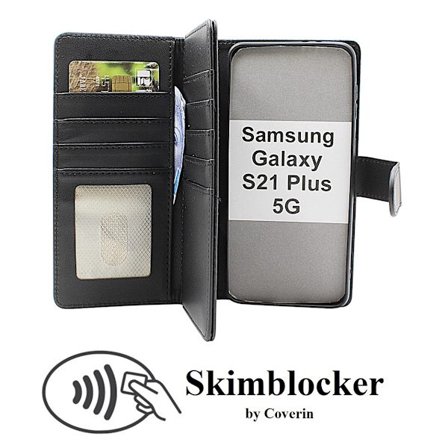 Skimblocker Samsung Galaxy S21 Plus 5G XL Plånboksfodral