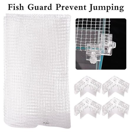 Akvarium Top Klar Mesh Skærm Netting Udskiftningsdel Fisketank Dæksel Forsyning