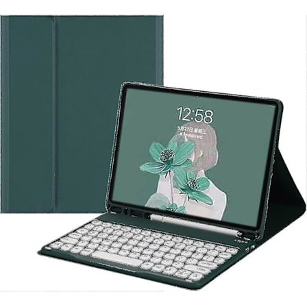 Ipad 10. generasjon 10.9" Tastaturveske Søt Rund Tast Fargetastatur Trådløst Avtakbart Bt Tastaturdeksel For Ipad 10 10.9-tommer
