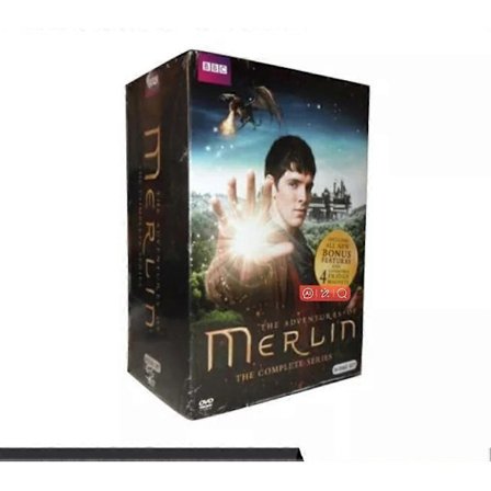 Merlin - Koko Sarja Kausi 1-5 DVD 24-Levyn Boksipaketti Englanti Uusi{F2}