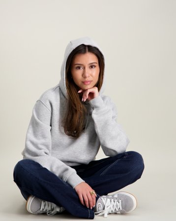 RYVLS The Core Hoodie Grå Hoodies/Hættetrøjer Pige - Kids Brand Store