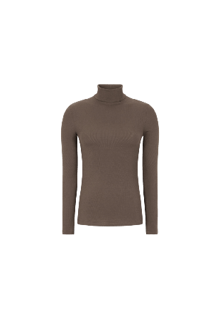 Soft Rebels Srfenja Rollneck Blusar Dam Brun XS