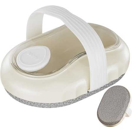 Brusebørste med langt håndtag, blød børste til ryggen og sæbedispenser til daglig kropsrensning