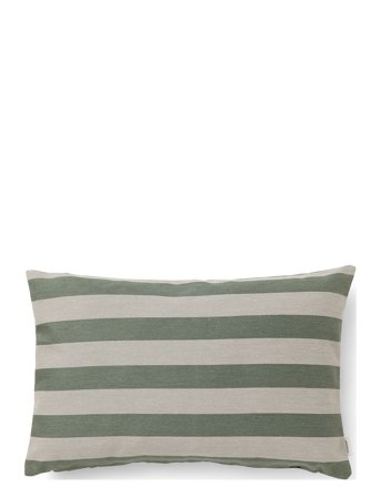 Outdoor Stripe Cushion Home Textiles Cushions & Blankets Cushions Green Compliments