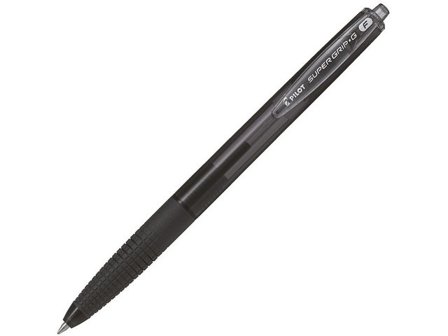 Pilot Kulpenna Super Grip, Fine, 0,7 mm, svart - Lyreco - Kontorsmaterial - Pennor - Kulpennor
